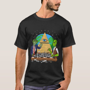 Camiseta Conspiración de los Illuminati alienígenas
