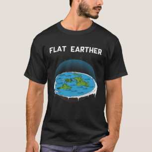 Camiseta Conspiración de mapas planos de la Tierra 3