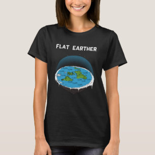 Camiseta Conspiración de mapas planos de la Tierra 3