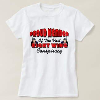 Camiseta Conspiración extensa de la derecha