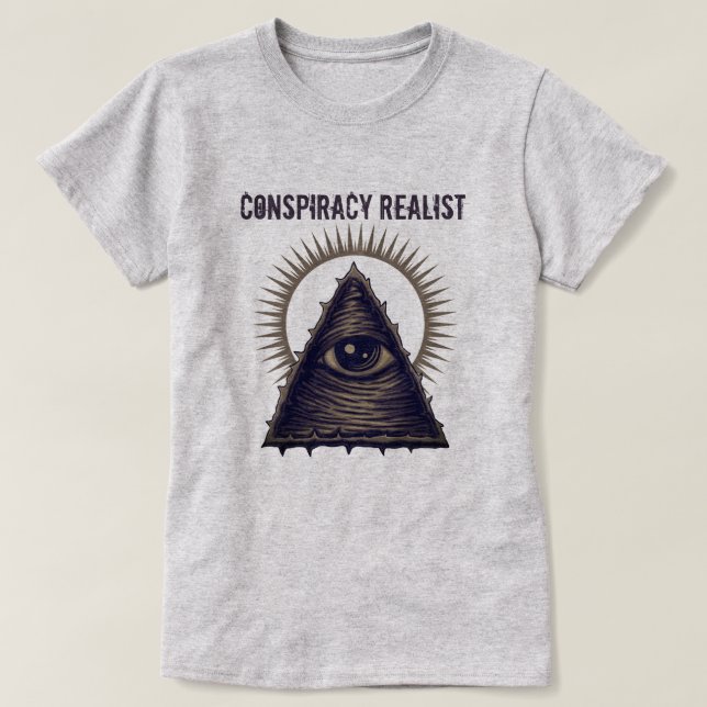 Camiseta Conspiración realista (Diseño del anverso)