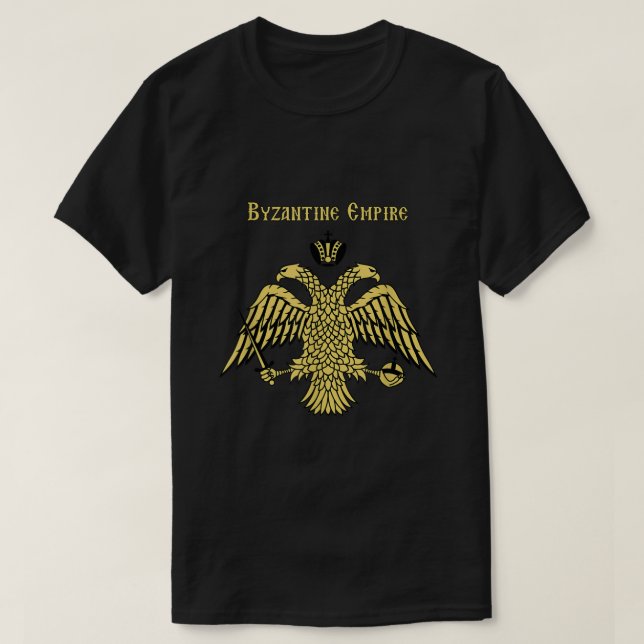 Camiseta Constantinopl de águila de dos cabezas del Imperio (Diseño del anverso)