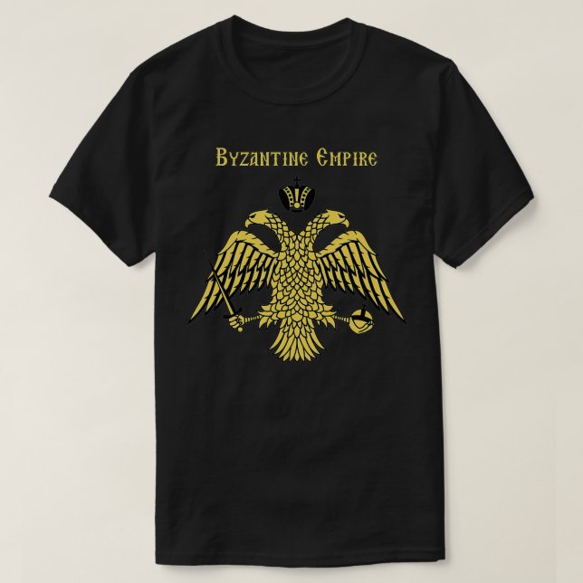 Camiseta Constantinopl de águila de dos cabezas del Imperio (Diseño del anverso)