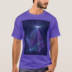 Camiseta Constelación, Arte Fractal de Fantasía Abstracta