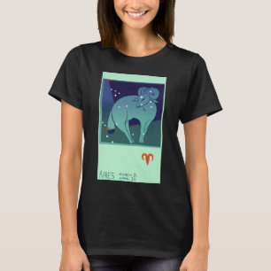 Camiseta Constelación de Aries, Astrología del Zodiaco Vint