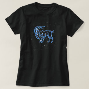 Camiseta Constelación de Capricornio y signo zodiacal con e