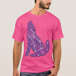 Camiseta Constelación De Lobo Astrofíl Y Amante De La Natur