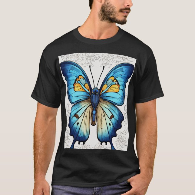 Camiseta Constelación de mariposa mística T-Shir (Anverso)