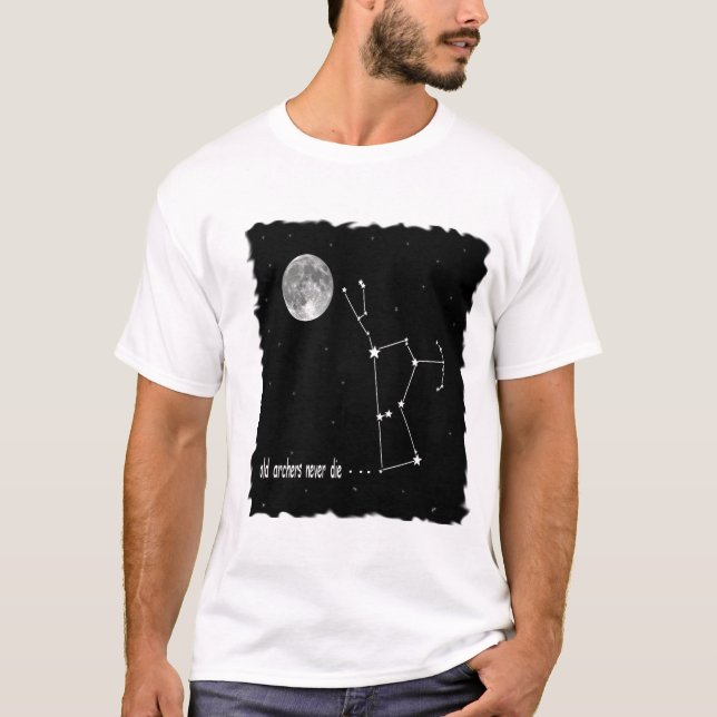 Camiseta Constelación de Orión con la Luna Llena (Anverso)