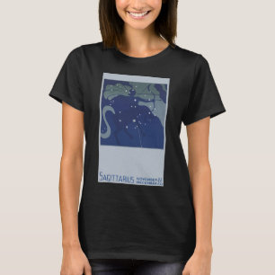 Camiseta Constelación de Sagitario Zodiaco Astrología Vinta