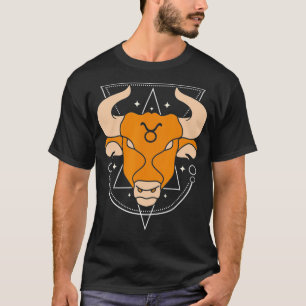 Camiseta Constelación de Taurus del Rótulo zodiaco