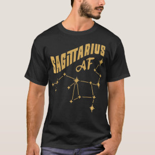 Camiseta Constelación Sagittarius y Zodiac