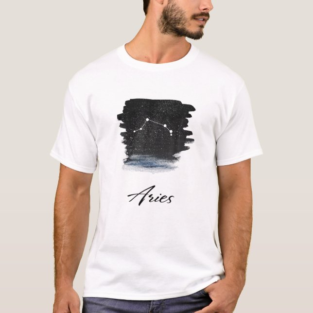 Camiseta Constelación Y Astrología De Signos Estrella De Ar (Anverso)
