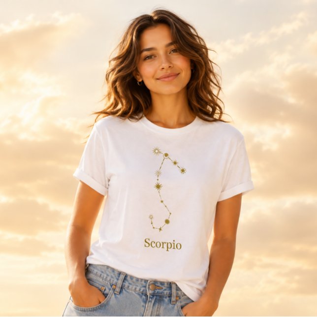 Camiseta Constelación zodiacal de Escorpio (Subido por el creador)
