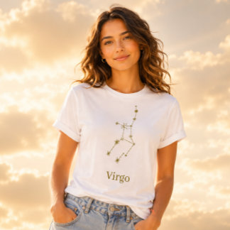 Camiseta Constelación zodiacal de Virgo