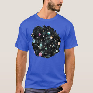 Camiseta Constelaciones de planetas espaciales de galaxia
