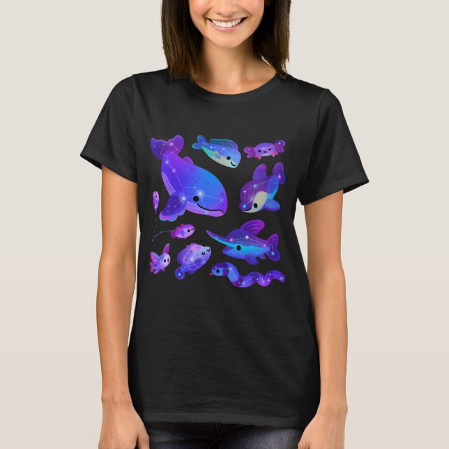Camiseta constelaciones del océano (Anverso)