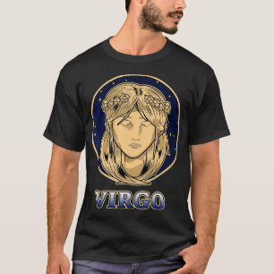 Camiseta Constellation Horoscope Ascendente Virgo Zodiaco