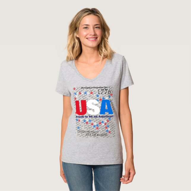 Camiseta Constitución de los Estados Unidos de América de l (Anverso completo)