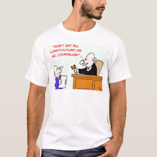 Camiseta constitución del juez