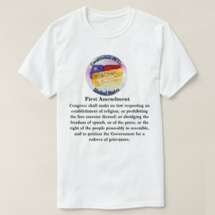 Camiseta Constitución Primera Enmienda...El Congreso