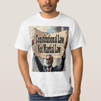 Camiseta Constitutional Law Not Martial Law