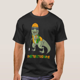 Camiseta Constractosaurus Funny Construction Worker Dinosau