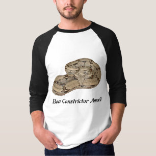 Camiseta Constrictor de boa Amaril 3/4 raglán de la manga
