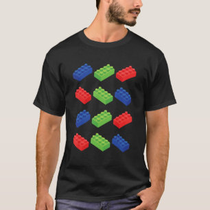 Camiseta Construcción Bloques Ladrillos Generador de Ladril