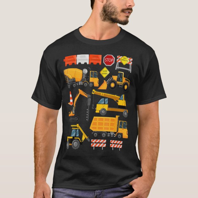 Camiseta Construcción Construcción de Construcción de Const (Anverso)
