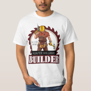 Camiseta Construcción de Construcción Rustica Construcción