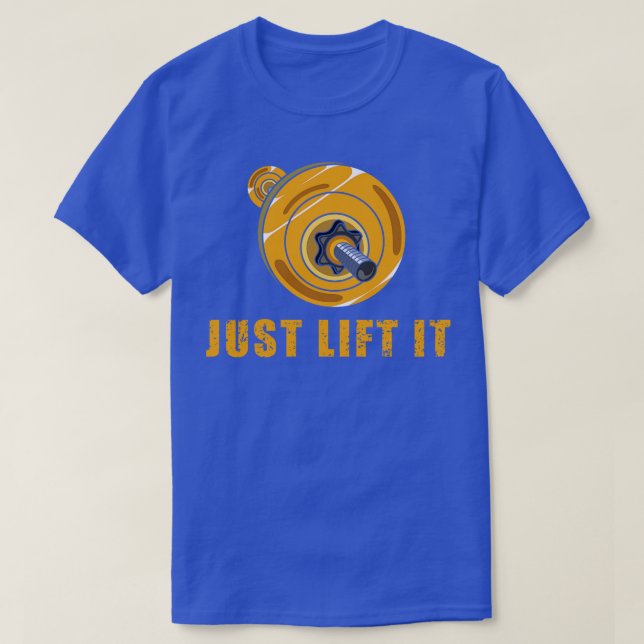 Camiseta Construcción de cuerpos con Barbell (Diseño del anverso)