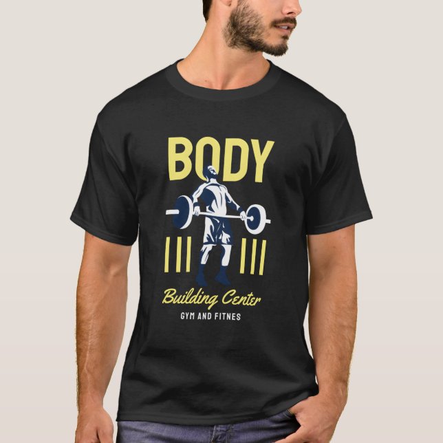 Camiseta Construcción de cuerpos de elevación de pesas (Anverso)