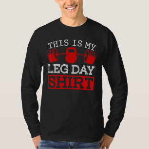 Camiseta Construcción De Cuerpos De Gimnasio: Este Es Mi Dí