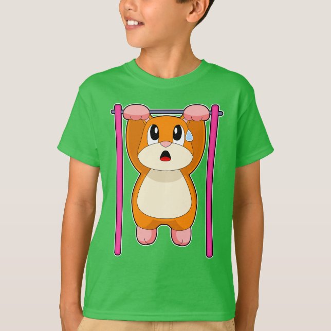 Camiseta Construcción de cuerpos de Hamster Tira de la cons (Anverso)