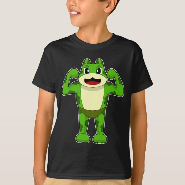 Camiseta Construcción de cuerpos de ranas (Anverso)