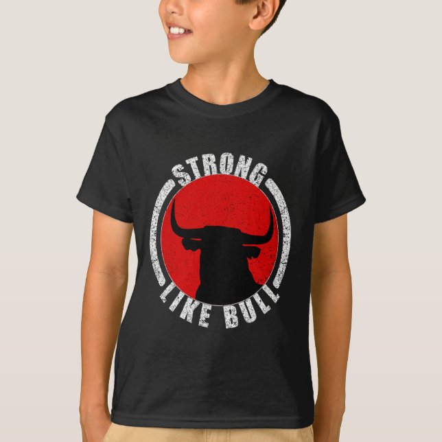 Camiseta Construcción De Cuerpos De Toro Y Levantamiento De (Anverso)