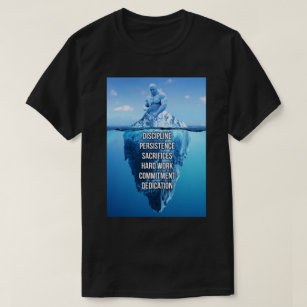 Camiseta Construcción de cuerpos Escultura Iceberg Motivaci