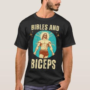 Camiseta Construcción De Cuerpos Jesús Gimnasio Biblias Y B