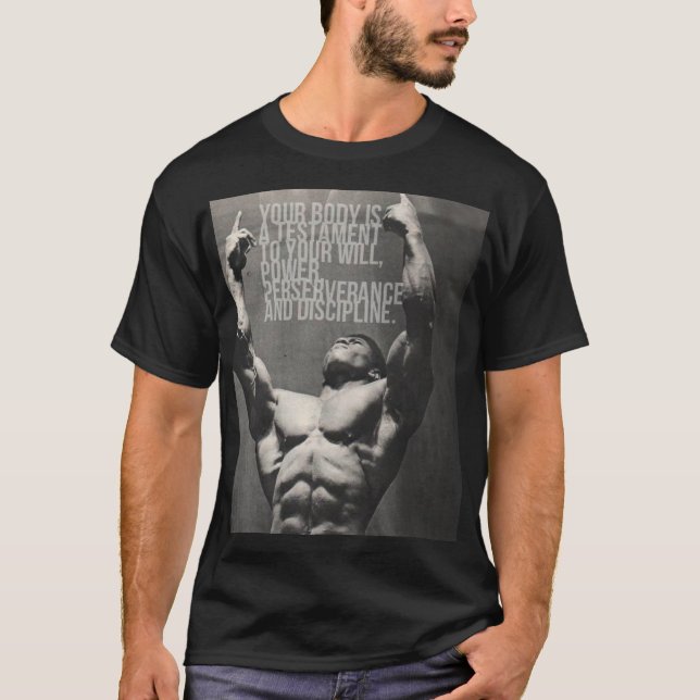 Camiseta "Construcción de cuerpos" Motivación (Anverso)