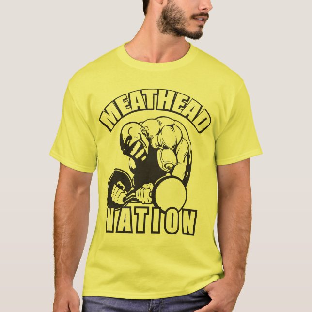 Camiseta "Construcción de cuerpos" - Nación "Cabeza de carn (Anverso)