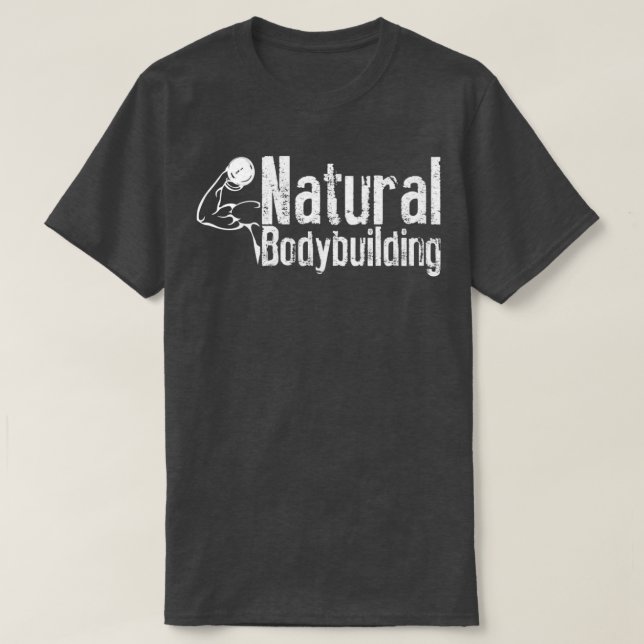 Camiseta Construcción de cuerpos Naturales Fitness Sports (Diseño del anverso)