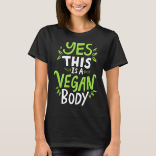 Camiseta Construcción de cuerpos naturales Vegan Fitness