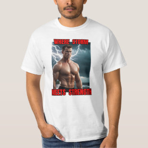 Camiseta Construcción de cuerpos y tormentas