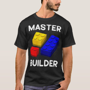 Camiseta Construcción de Juguetes de Ladrillo de bloques re