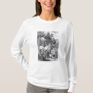Camiseta Construcción de la cabaña de madera