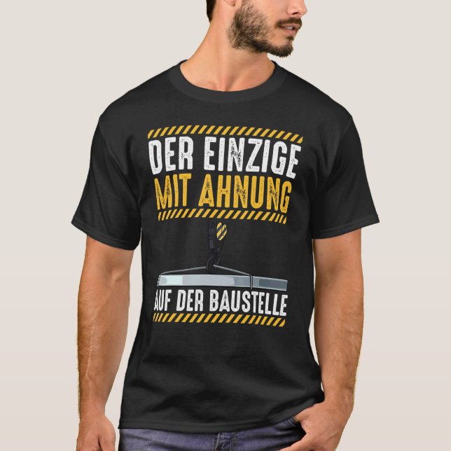 Camiseta Construcción de la grúa de los conductores (Anverso)
