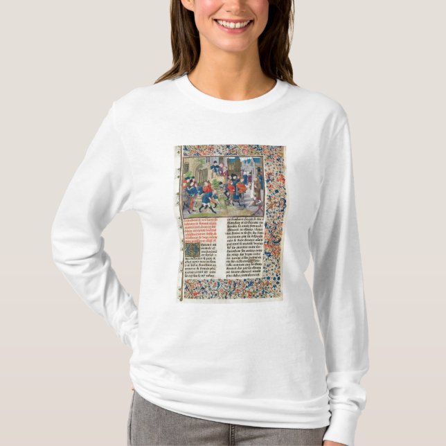 Camiseta Construcción de las fundaciones del monasterio (Anverso)