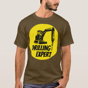 Camiseta Construcción de maquinaria de perforación para per