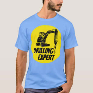 Camiseta Construcción de maquinaria de perforación para per